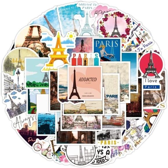 Paris Assorted France Stickers - Picture 9 of 11